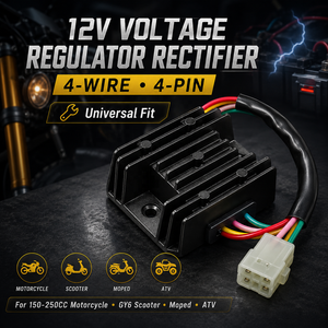 Nouveau régulateur redresseur de tension 12 V à 4 fils et 4 broches pour moto 150-250 CC, scooter Gy6 50 150 CC, cyclomoteur, VTT - Product Image 1
