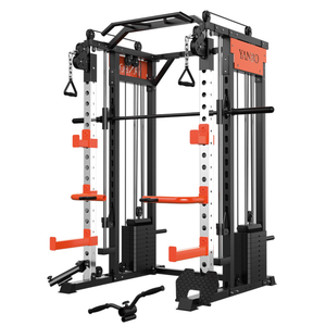 Entrenador Integral Multifunción para Gimnasio en Casa Máquina Smith Equipo de Fitness Jaula de Potencia Pórtico de Pájaro <span class=keywords><strong>Rack</strong></span> de Sentadillas Versátil - Product Image 1