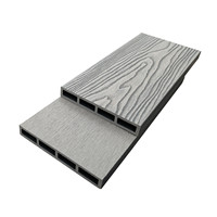 Revêtement de terrasse extérieur résistant aux intempéries en bois composite WPC