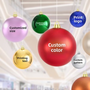 Bolas <span class=keywords><strong>de</strong></span> <span class=keywords><strong>Navidad</strong></span> <span class=keywords><strong>de</strong></span> Plástico Electrochapado al por Mayor, Adornos Colgantes Festivos para Regalo, Decoración Familiar - Product Image 4