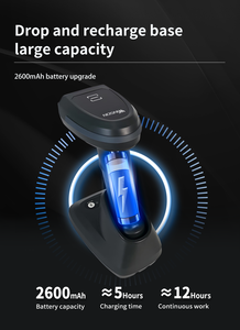 Lecteur de codes-barres 1D 2D sans fil polyvalent <span class=keywords><strong>2</strong></span> en 1 <span class=keywords><strong>2</strong></span>,4 GHz sans fil et USB <span class=keywords><strong>2</strong></span>.0 filaire portable - Product Image 3