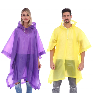 Imperméable réfléchissant réutilisable coupe-vent et imperméable en EVA à capuche pour taille <span class=keywords><strong>XL</strong></span> – Idéal pour les sports de plein air : randonnée, cyclisme - Product Image 3