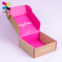 Boîte de livraison en Carton ondulé pour vêtements, sous-vêtements, avec Logo, 50 pièces