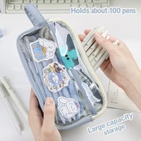Boîtes de rangement pour papeterie en gros - Logo personnalisé de haute qualité, trousse à crayons zippée grande capacité pour les écoles et les bureaux