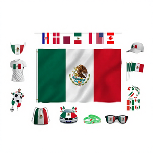 Kit <span class=keywords><strong>de</strong></span> Fanáticos 2026 para Canadá, México y <span class=keywords><strong>Argentina</strong></span>: <span class=keywords><strong>Bandera</strong></span>, Bufanda, Pulsera, Claqueta, Pintura Facial, Personalizable para Múltiples Países - Product Image 3