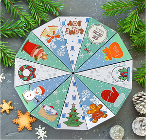 Scatola del calendario del regalo del conto alla rovescia <span class=keywords><strong>di</strong></span> <span class=keywords><strong>natale</strong></span> del bambino confezione <span class=keywords><strong>di</strong></span> cioccolato e giocattoli scatola <span class=keywords><strong>di</strong></span> babbo <span class=keywords><strong>natale</strong></span> della <span class=keywords><strong>vigilia</strong></span> <span class=keywords><strong>di</strong></span> <span class=keywords><strong>natale</strong></span> in vendita - Product Image 4