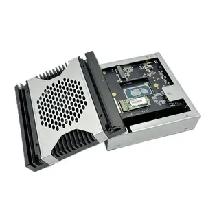 New Design industrial computer 4*USB 2*LAN Fan Heat Dissipation Industrial Mini PC Machine Vision Embedded Industrial PC