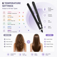 Lisseur plat noir Torlin PTC LCD 150-250°C, chauffe rapide, tension universelle, pour salon, hôtel, usage domestique, marque privée, 60 minutes