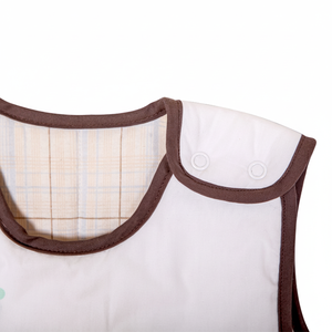 Sac de couchage pour bébé en coton pur de haute qualité, rond, avec fermeture éclair, épais, confortable, thermique, en mousseline - Product Image 1