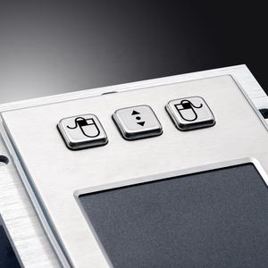 เมาส์ทัชแพดโลหะอุตสาหกรรมแบบติดตั้งบนแผงพร้อมอุปกรณ์ชี้ตำแหน่งแบบมีสาย 3 ปุ่ม - Product Image 3