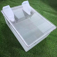 Grande boîte d'alimentation moderne en plastique PP pour rats, bacs pour souris, cages de laboratoire pour souris, cages d'élevage pour rongeurs