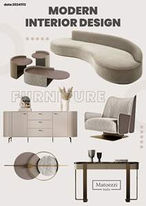 Meubles multifonctionnels en bois massif modernes et luxueux, réglables et personnalisés, pour salon, salle à manger, hôtel, cuisine, appartements - Product Image 4