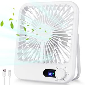 2026 Summer Outdoor Plastic <b>Desk</b> <b>Fan</b> with Rechargeable Battery Portable Mini Design English Operation - Product Image 3