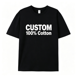 เสื้อยืดคอกลมทรงเข้ารูปสำหรับผู้ชาย ผ้าฝ้าย 100% ระบายอากาศได้ดี น้ำหนัก 240gsm พิมพ์ลาย DTG สไตล์วินเทจ ขายส่งจำนวนมาก - Product Image 2