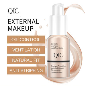 Maquillage Matte Oil Control Concealer Foundation Cream Long Lasting Waterproof Matte Liquid Longwear Foundation Makeup - Product Image 6