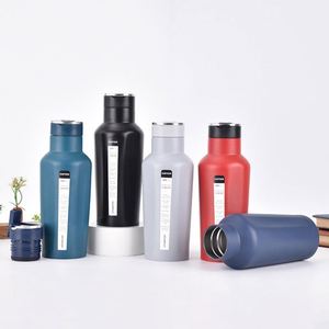 Custom 500/750ml Stainless Steel Vacuum Insulated Tumbler with Lid Powder Coating <b>for</b> Sport Gym Water Bottle - Product Image 5