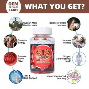 Gomitas de mejora masculina personalizables al por mayor, gominolas de maca, caramelos de apoyo inmunológico para aumentar la energía muscular - Product Image 3