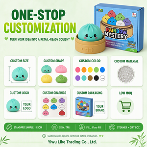2026 Nuevo Juguete Blandito Antiestrés de Panecillo al Vapor Misterioso, Caja Sorpresa de Color Aleatorio, Regalo para Adultos, TPR <span class=keywords><strong>Harina</strong></span> 5.5 - Product Image 5