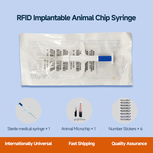 Microchip RFID FDX-B pour animaux de compagnie, microchip d'identification implantable ISO11784/85 avec seringue stérile, <span class=keywords><strong>puce</strong></span> d'identification pour animaux de compagnie 134,2 KHz - Product Image 4