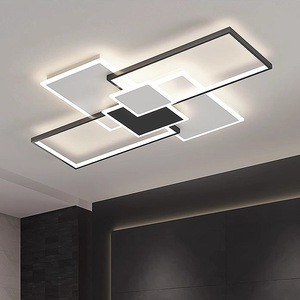 Acrylic tối giản hình vuông trong Nhà Phòng Ngủ chiếu sáng <span class=keywords><strong>LED</strong></span> Đèn chùm trần mặt dây đèn đồ đạc Trần - Product Image 1