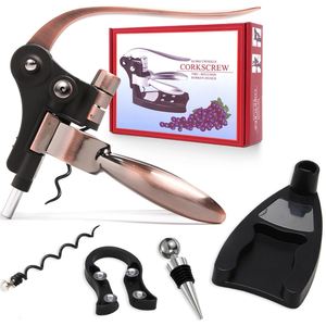 Juego de abridor de vino IStapromo, juego de accesorios para vino multifunción de acero inoxidable, juego de regalo con sacacorchos - Product Image 2