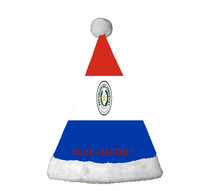 Meistverkaufte Niger-Flagge Weihnachtsmützen Komfortable Plüsch-Weihnachtsmützen für Erwachsene Neujahrs-Festliche Party-Kopfbedeckung