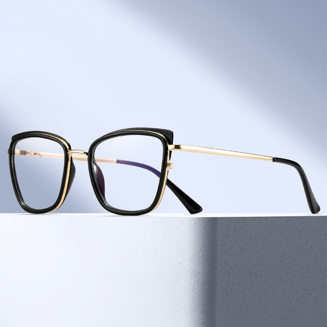 MS 82011 Women Luxury Designer Style Eyeglasses Frame Prescription Blue Light Blocking Optical Colored Stylish Spectacle Frames