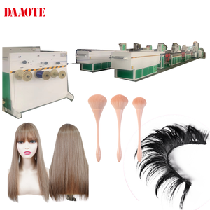 Fil synthétique PET/PBT/PP pour tresses/dreadlocks, cheveux <span class=keywords><strong>synthétiques</strong></span>, fibres, fils, cheveux en plastique, machine à fabriquer des perruques - Product Image 2