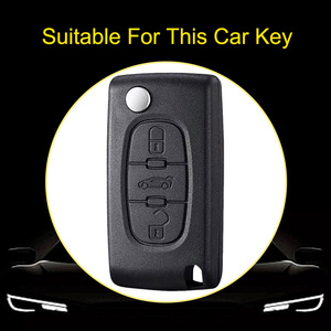 Innofit PUE1 Fabricant Bas Prix Clé De Voiture Manchon TPU pour <span class=keywords><strong>Peugeot</strong></span> Citroen Fiat 307 <span class=keywords><strong>308</strong></span> 408 Gold Edge Clef Shell <span class=keywords><strong>Protection</strong></span> - Product Image 2