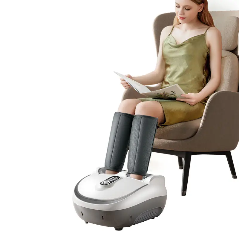 Nouvelles versions 2023 Shiatsu Smart Roller un masseur de pieds électrique Compression d'air Vibration Jambe et masseur de pieds