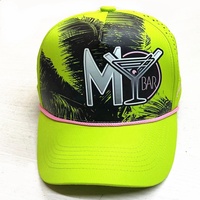 Gorra de Camionero Retro con Logotipo Personalizado Bordado, 100% Poliéster, Gorra de Béisbol Elegante para Exteriores, Gorra de Golf de 5 Paneles con Orificios Cortados con Láser para Hombre