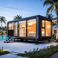Cabane Apple, maison mobile moderne, bureau de jardin préfabriqué, studio insonorisé pour cour arrière, petite maison modulaire
