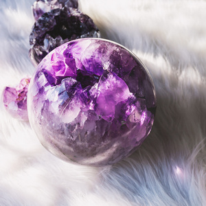 Bola de Geoda de <span class=keywords><strong>Amatista</strong></span> Pulida de Alta Calidad, Cristal Natural de Curación para Decoración del Hogar - Product Image 6