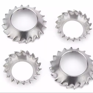 Chất Lượng Cao Thép Không Gỉ Răng Cưa Chìm Khóa Máy Giặt Din6798v Bên Ngoài Răng Máy Giặt Cho Đầu Phẳng Vít - Product Image 3