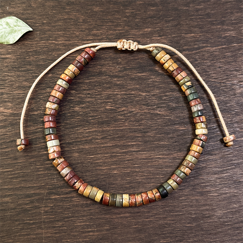 2x4mm Picasso Jasper Bracelet