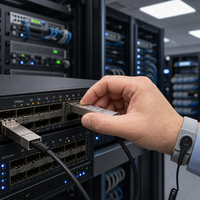 낮은 MOQ 10G SFP+ DAC 구리 케이블 5G 호환 다양한 브랜드 패시브 트윈액스 서버 스위치