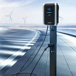 11.5kw 19.2kw壁挂式etl fcc能源之星认证app ev wallbox电动汽车商用紧凑型充电站