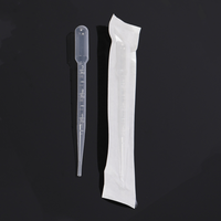 Pipette Pasteur en plastique jetable LDPE stérile Cotaus 0,2 ml 0,5 ml 1 ml 2 ml 3 ml 5 ml 10 ml 10 µl Pipette de transfert en plastique jetable