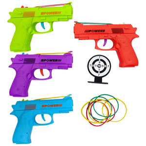 Autonomy Rubber Band Gun <b>Repeating</b> Manual Toy For Kids Shooting Game Target Practice 4-13 Years Unisex - Product Image 1