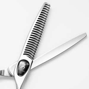 Gunting Rambut Profesional TITAN 6'' 6.5" Baja Tahan Karat Jepang, Gunting Penipis, Gagang Shin, Lurus Tajam - Product Image 4