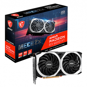 การ์ดจอ Radeon 6600 MECH 8G OC มือสอง สำหรับเล่นเกม พร้อมหน่วยความจำ GDDR6 8GB รองรับการโอเวอร์คล็อก สำหรับเดสก์ท็อป - Product Image 6