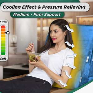 Du Babo Lumbar Support Pillow Triangle Sponge Slow Rebound Ergonomic Bed Headboard <b>Cushion</b> - Product Image 4