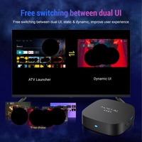 Boîtier TV Mortal T1+ RK3518 avec système d'exploitation Android 16, prise en charge du Wi-Fi double bande 8K 5.0 intégré et OTT BT 5.0/5.4