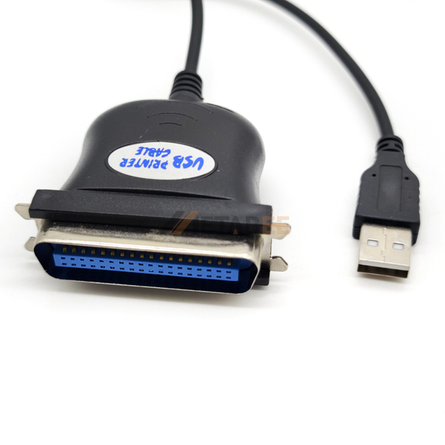 USB A Type 2.0 to SCSI 36pin 50 68 Pin USB Printer Adaqpter Adapter Cable 30cm Black SCSI-TO-USB-CABLE