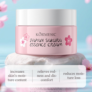 KORMESIC 40g Bpom Certifié Marque Privée Personnalisé OEM Vente en Gros <span class=keywords><strong>Japon</strong></span> <span class=keywords><strong>Sakura</strong></span> Crème Visage Essence Éclaircissante et Hydratante - Product Image 2