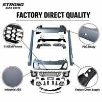 Kit carrosserie ABS direct usine pour BMW Série 6 GT G32 2018-2020, mise à niveau style LCI 2021+, kit de conversion de calandre de pare-chocs avant