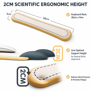 Juego de Reposamuñecas Ergonómico para Teclado y Ratón, Diseño ODM de Fábrica, Almohadilla de Soporte para Muñeca y Reposamuñecas para Ratón - Product Image 5