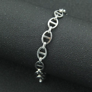 Oval Japanese Buckle Splicing <b>Chain</b> Necklace, Trendy Men and Trendy Women <b>Titanium</b> Steel Personalized Neutral Wear Neck <b>Chain</b> - Product Image 2