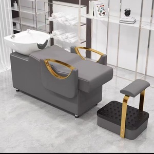 Sillón de Lavado de Cabello de Piel Sintética de Alta Calidad, Esponja de Cerámica Duradera, en Oferta, para Salones de Belleza, Barberías y Spas - Product Image 4