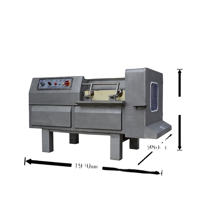 manufacturing meat cutting machine factory frozen meat dicing cube cutter machine fat meat dicing equipment